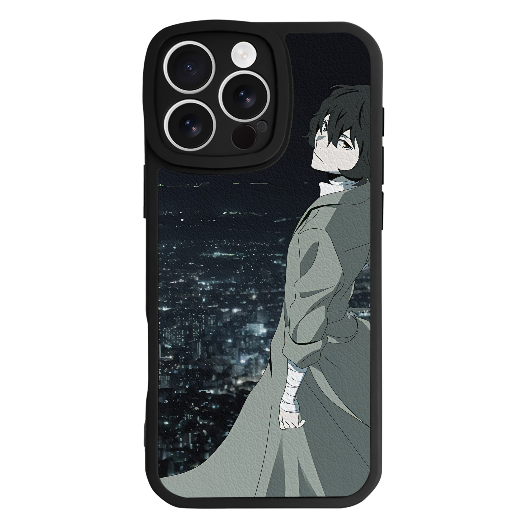 （画像用） 文豪ストレイドッグス Bungo Stray Dogs 【iPhone 16シリーズ対応】シリコンスマホケース（レザー調） 材質：シリコン